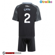 Otroške Nogometnih dresov Aston Villa Matty Cash #2 Gostujoči 2025-26 Kratki rokavi (+ hlače)